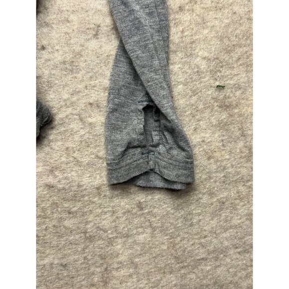 We The Free Distressed Waffle Knit V-Neck Oversized Shirt Size Medium - Picture 4 of 8